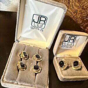 JR Santa Fe Sterling silver with black onyx